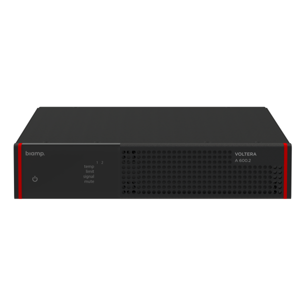 Biamp Voltera A 600.2 2-channel, 600-Watt, analog amplifier