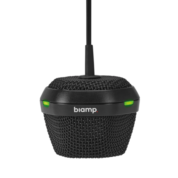 Biamp Parlé TCM-1EX Black Expansion AVB Beamtracking pendant microphone, black