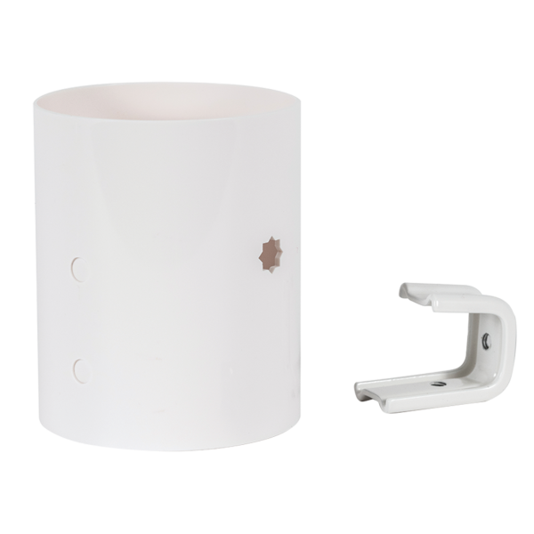 Biamp Cambridge AE-BB-W Beam mounting bracket, compatible with all Qt emitters, white