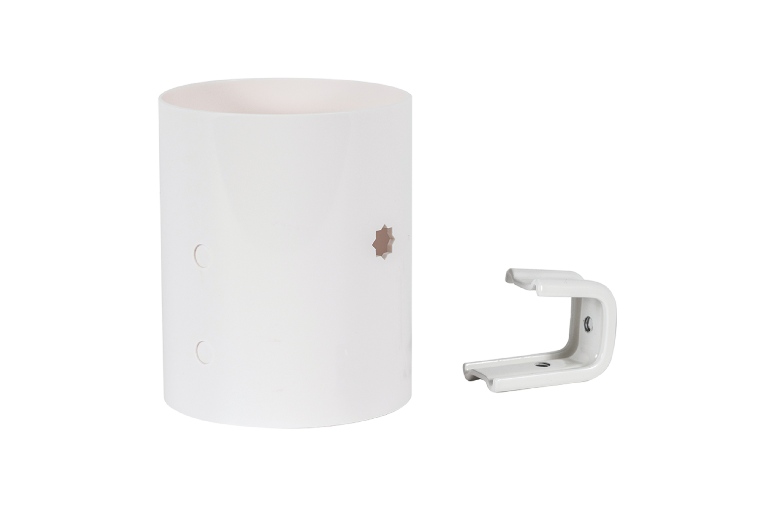 AE-BB-W_1500x1000_November-20-2024_12783_master Biamp Cambridge AE-BB-W Beam mounting bracket, compatible with all Qt emitters, white - Image 1