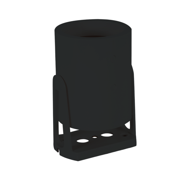 Biamp Cambridge AE-UB-B Universal mounting bracket, compatible with all Qt emitters, black