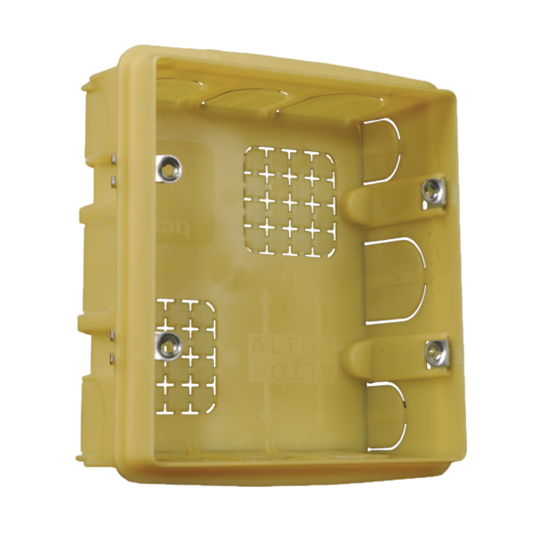 Biamp Commercial Audio BBI2 Universal BTicino built-in box, 2 x 3 modules