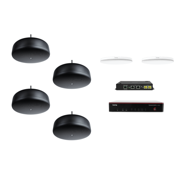Biamp MRB-L-X400-C-P6SM Certified meeting room bundle for large rooms (up to 18 participants)
