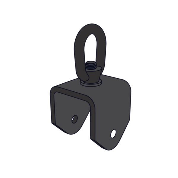 Biamp Community PY1-EN750-1550 Black, lift point for Community IV6 and LVH-9xx array frames