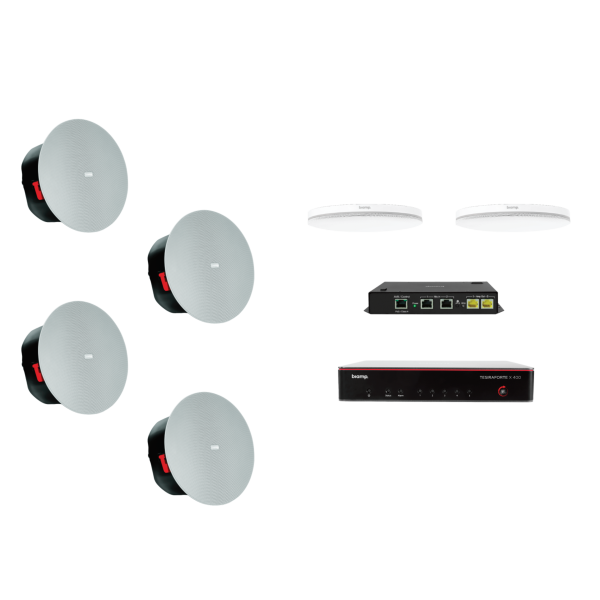 Biamp MRB-L-X400-C-CIC6LP Certified meeting room bundle for large rooms (up to 18 participants)