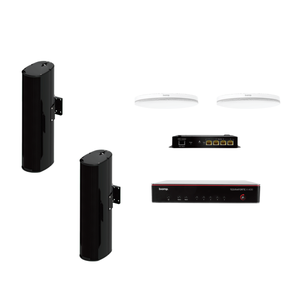 Biamp MRB-L-X400-C-ENT206 Certified meeting room bundle for large rooms (up to 18 participants)