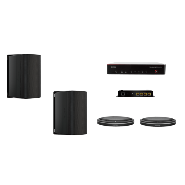 Biamp MRB-L-X400-T-DXS5 Certified meeting room bundle for large rooms (up to 18 participants)