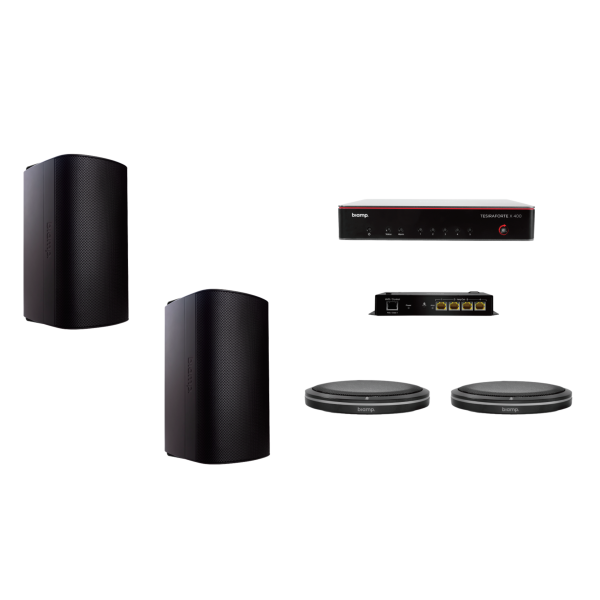 Biamp MRB-L-X400-T-EXS8 Certified meeting room bundle for large rooms (up to 18 participants)