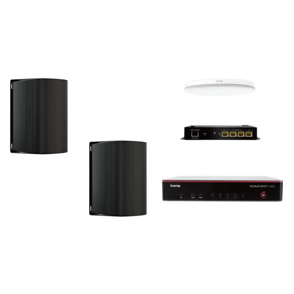 Biamp MRB-M-X400-C-DXS5 Certified meeting room bundle for medium rooms (up to 11 participants)