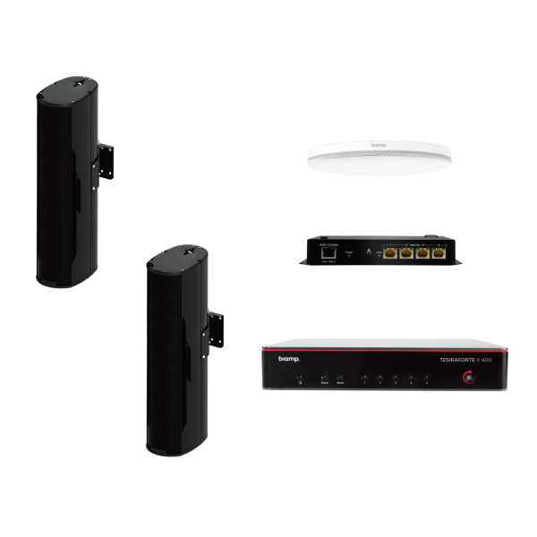 Biamp MRB-M-X400-C-ENT206 Certified meeting room bundle for medium rooms (up to 11 participants)