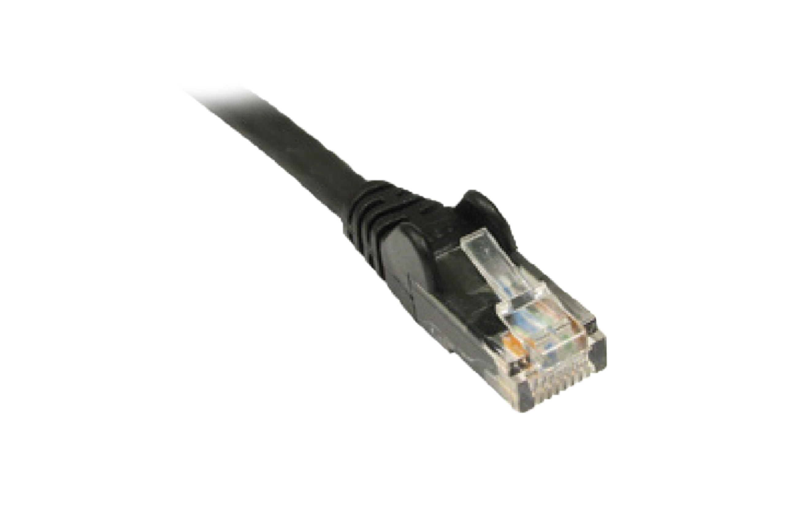 C5E-25-P_1500x1000_11559_master Biamp EasyConnect C5E-10-P CAT5e, 10-foot (3 m) network cable, plenum rated, snagless plug, black - Image 1