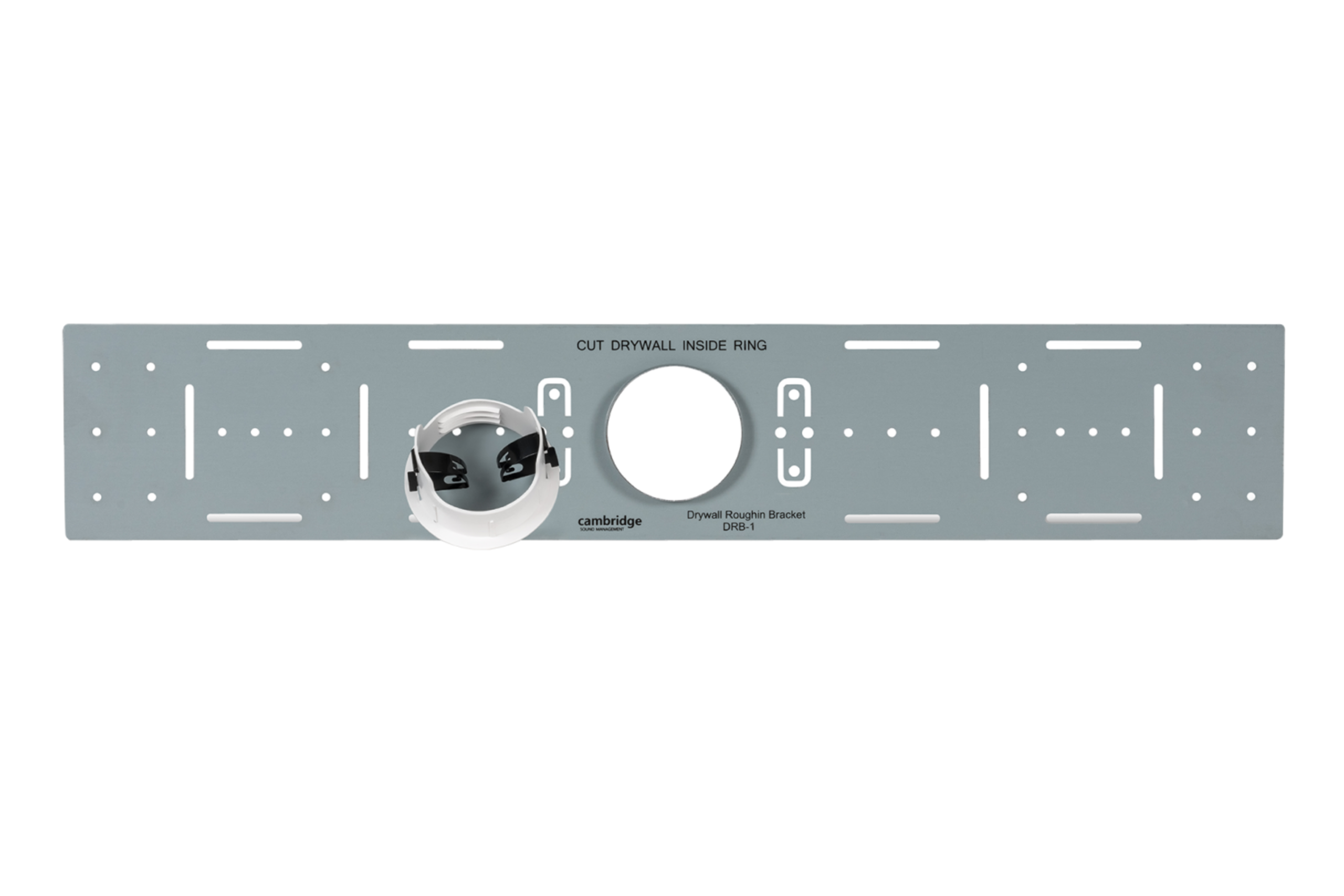 Cambridge_DRB-1-KIT_1500x1000_11254_master Biamp Cambridge DRB-1 KIT Drywall rough-in bracket with plastic drywall mount (DM) included - Image 1
