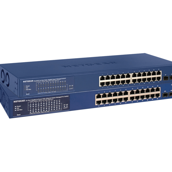 Biamp Cambridge DSPoE24 Netgear 24-port PoE Network Switch