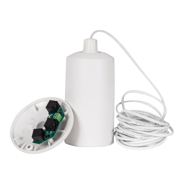 Biamp Cambridge PM-W Pendant mount for Qt Active or Standard emitters, white