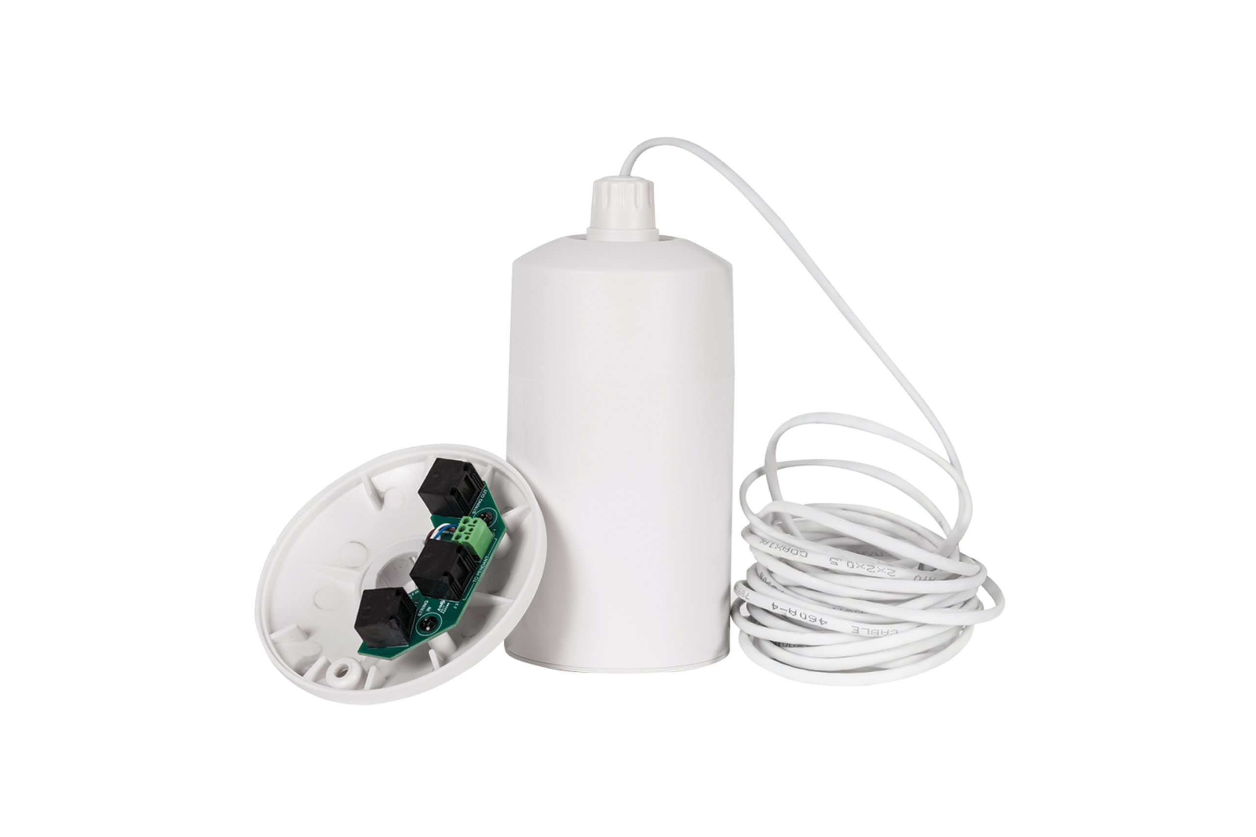 Cambridge_PM-W-White_1500x1000_11291_master Biamp Cambridge PM-W Pendant mount for Qt Active or Standard emitters, white - Image 1