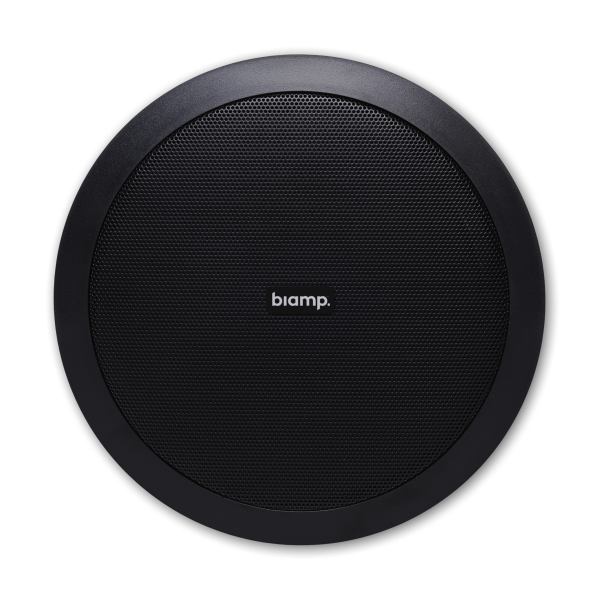 Biamp Commercial Loudspeakers CM20T-BL Black, 2-way, built-in loudspeaker with 16-ohm or 100V operation