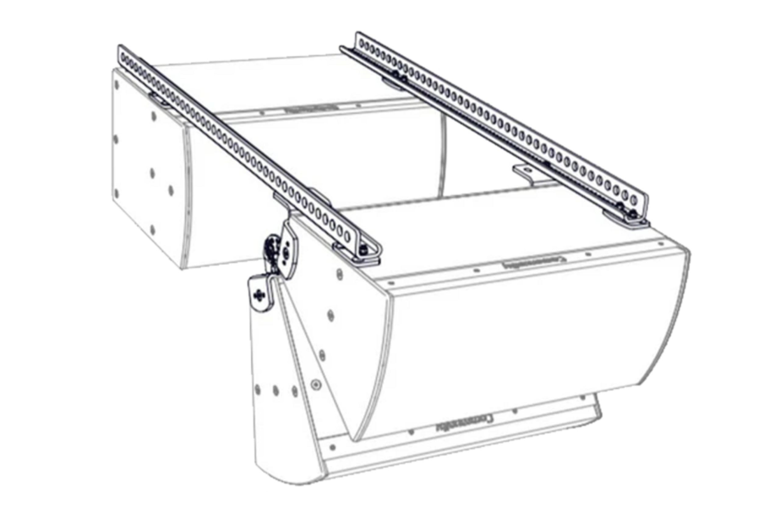 Community-I-Series-VSB-SBR54W-White_10713_master Biamp Community VSB-SBR54W I SERIES dual vertical splay with ext. kit for 2-way models, white - Image 1