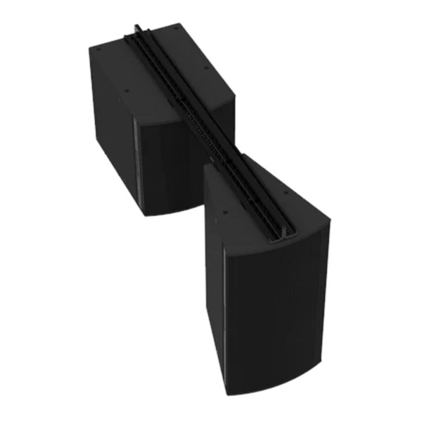 Biamp Community VSB3-SBR54B I SERIES dual vertical splay with ext. kit for 3-way models, black