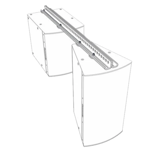 Biamp Community VSB3-SBR54W I SERIES dual vertical splay with ext. kit for 3-way models, white