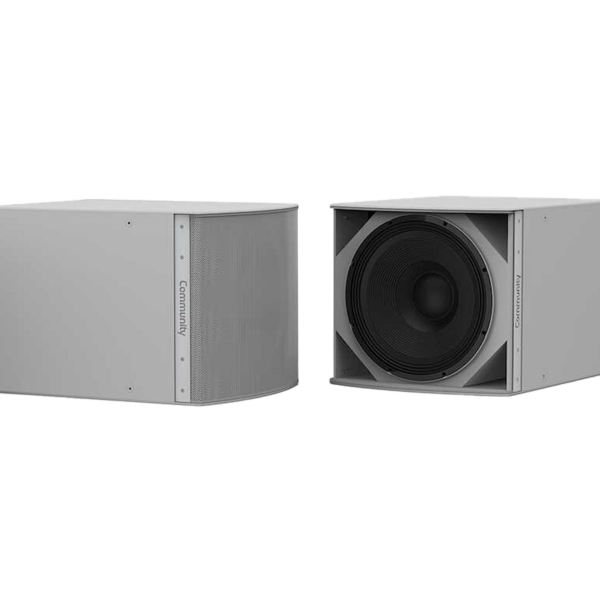 Biamp Community IS8-118W High power, 18-inch subwoofer, white