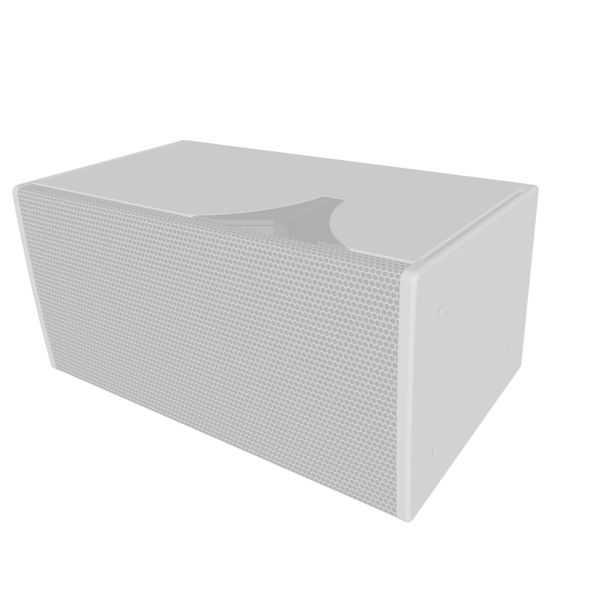 Biamp Community IV6-1122WR05W White, 12-inch, 2-way, 120° x 5°, modular, line array, weather-resistant, outdoor loudspeaker