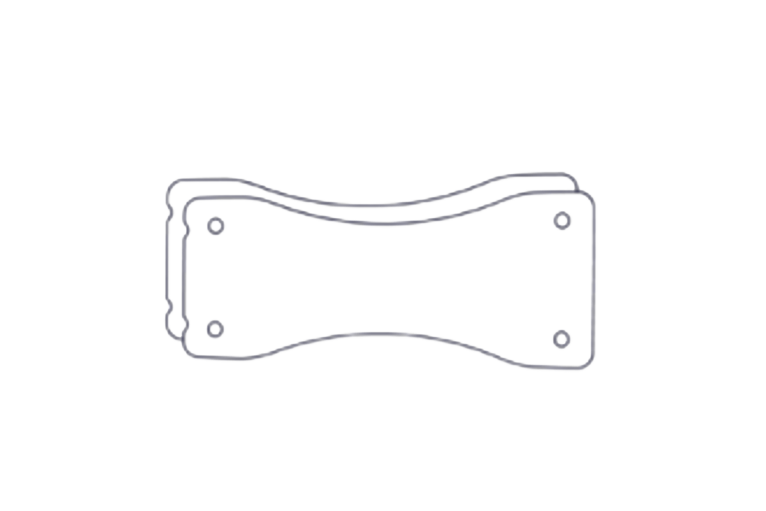 Community-IV6-S2W_White_1500x1000_12582_master Biamp Community IV6-S2W IV6 series Type 2 splay bracket. white, (sold in pairs) - Image 1