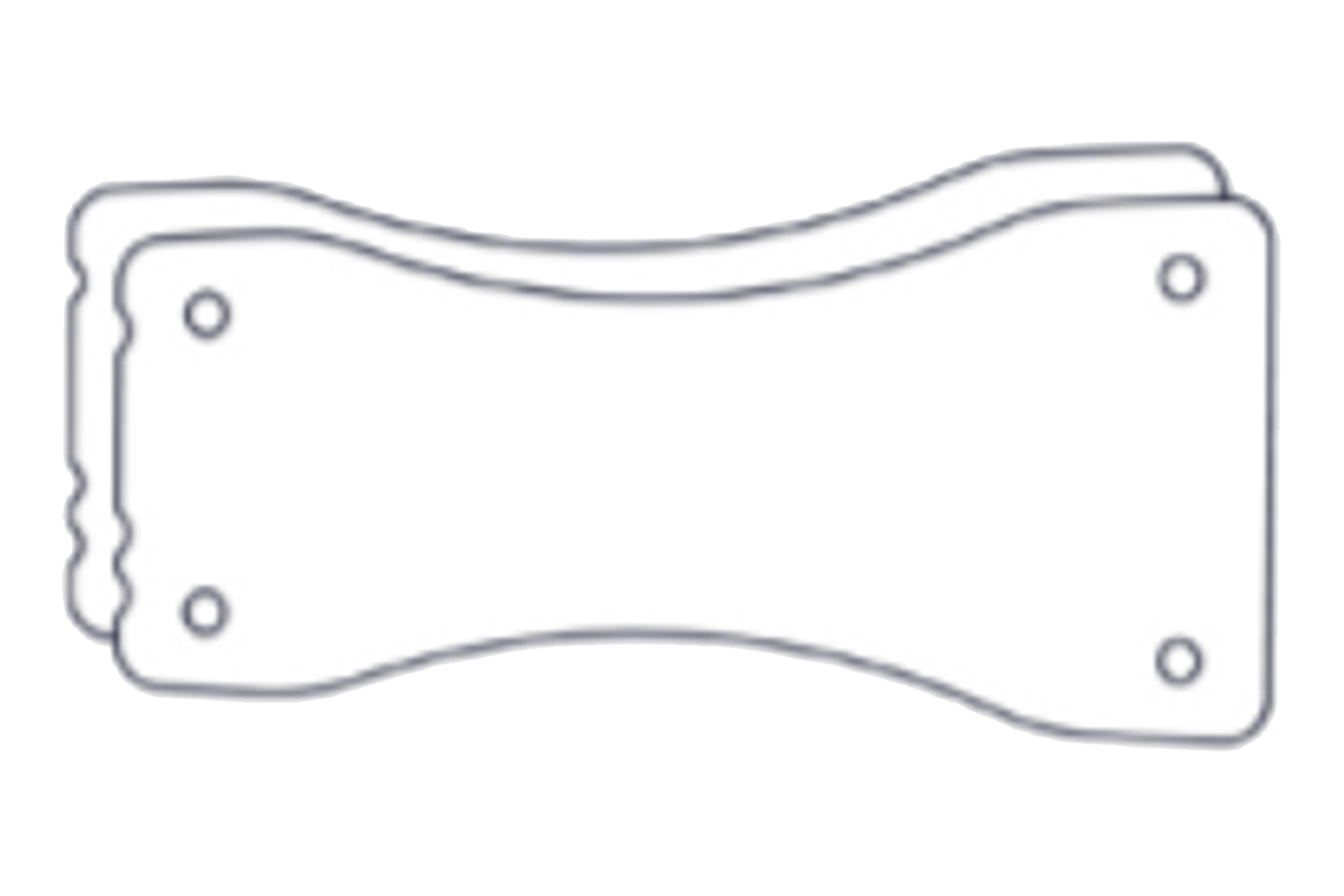 Community-IV6-S3W_White_1500x1000_11093_master Biamp Community IV6-S3W IV6 series Type 3 splay bracket, white, (sold in pairs) - Image 1