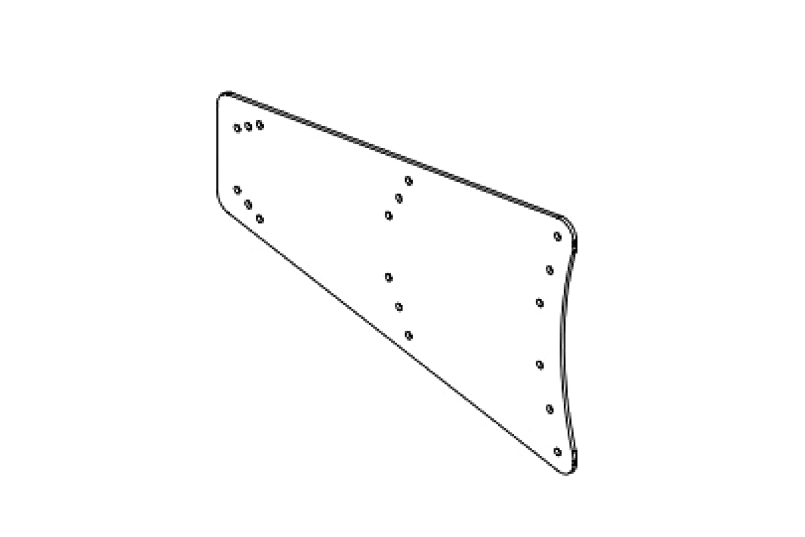 Community-LVH-900SP1W_White_1500x1000_12583_master Biamp Community LVH-900SP1W 1 pair, Type 1, white, splay plate for the LVH-900, use for 0°, 10°, 20° splay angles - obrazek 1