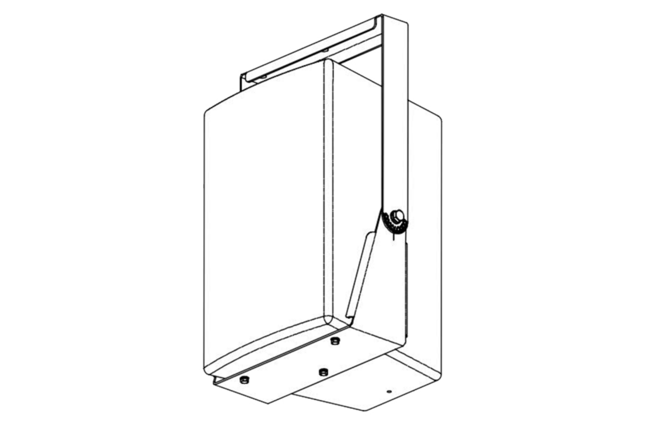 Community-V-Series-VB-VY6W-White_10708_master Biamp Community V Series VB-VY6W White, vertical yoke for Community V2-6 loudspeakers - Image 1