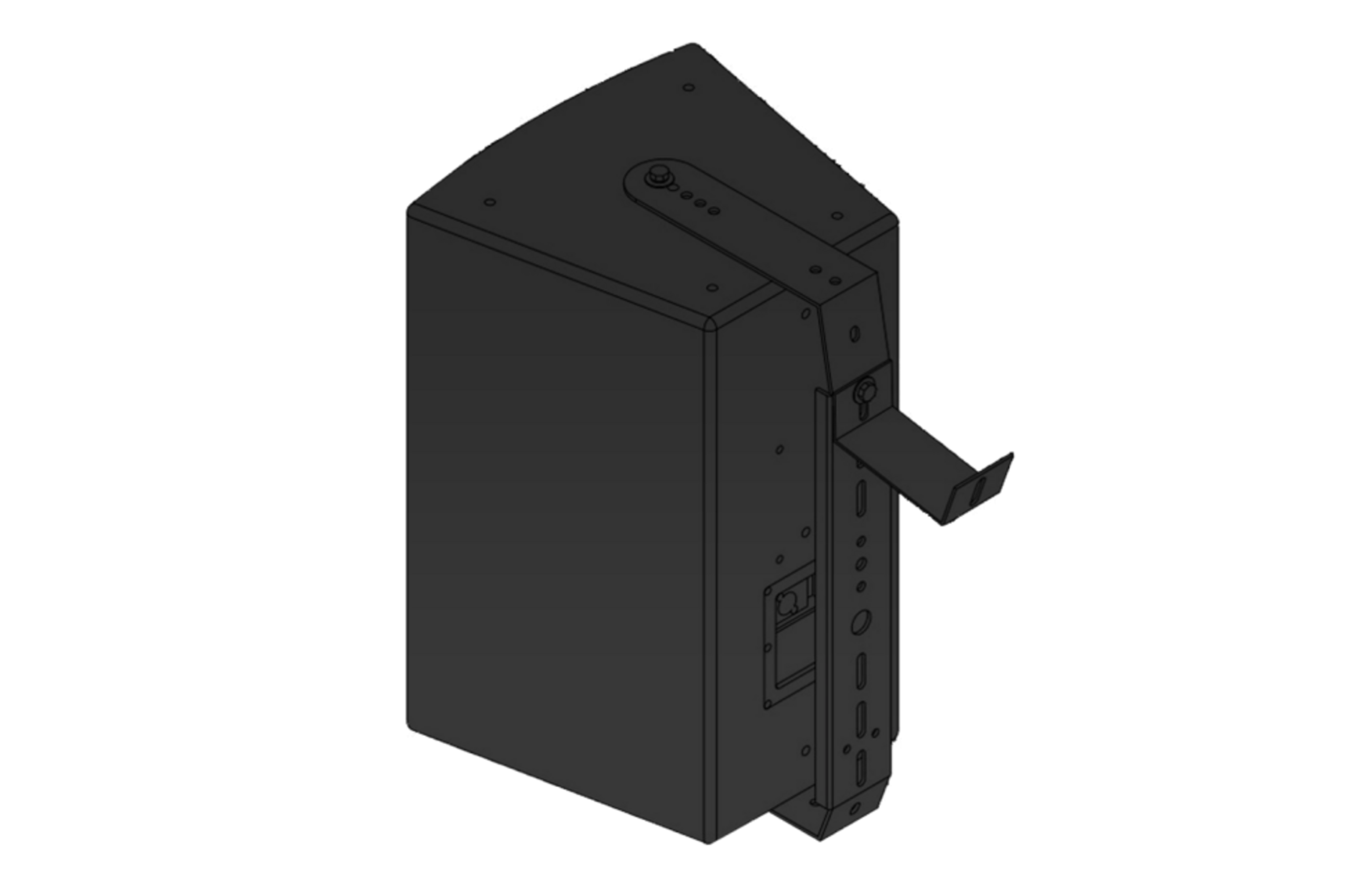 Community-V-Series-VB-Y35-Black_10727_master Biamp Community VB-Y35 Black, yoke bracket for Community V2-35xx loudspeakers - Image 1