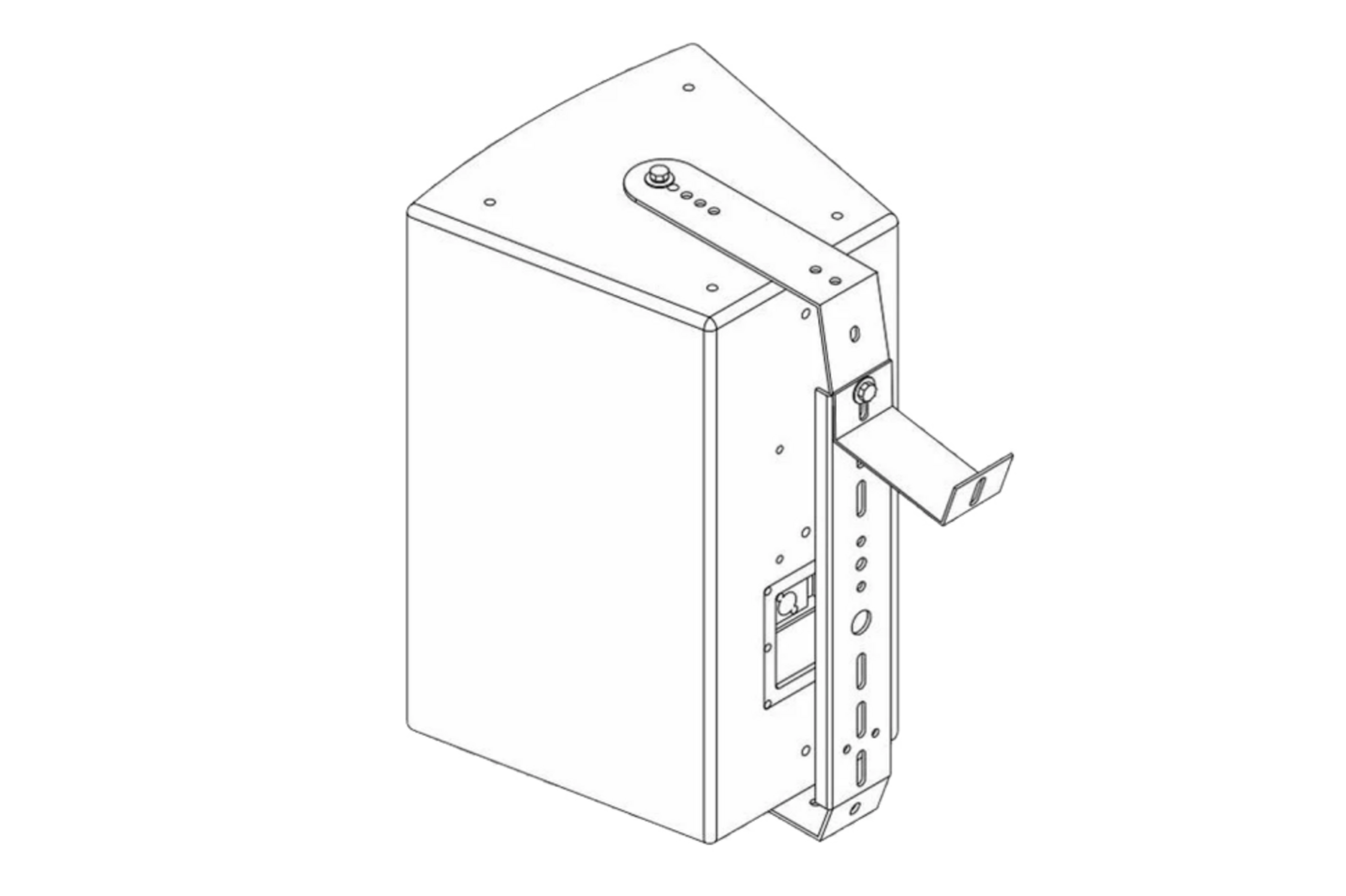 Community-V-Series-VB-Y35W-White_10694_master Biamp Community VB-Y35W White, yoke bracket for Community V2-35xx loudspeakers - Image 1