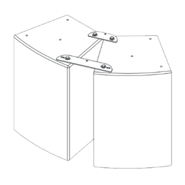 Biamp Community V Series VFKITW White, vertical flying kit for Community V2-12, V2-15, V2-32, V2-35 series loudspeakers