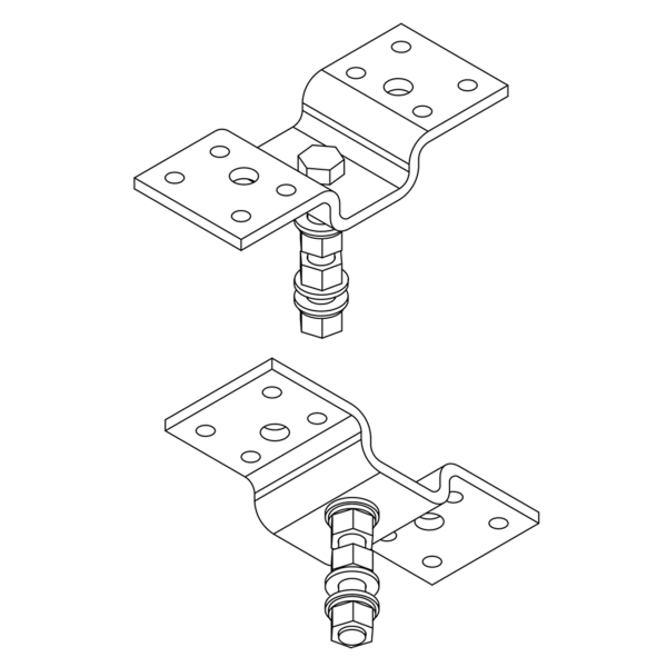 Biamp Community CMKITW White, ceiling mount kit for Community ceiling mount loudspeakers