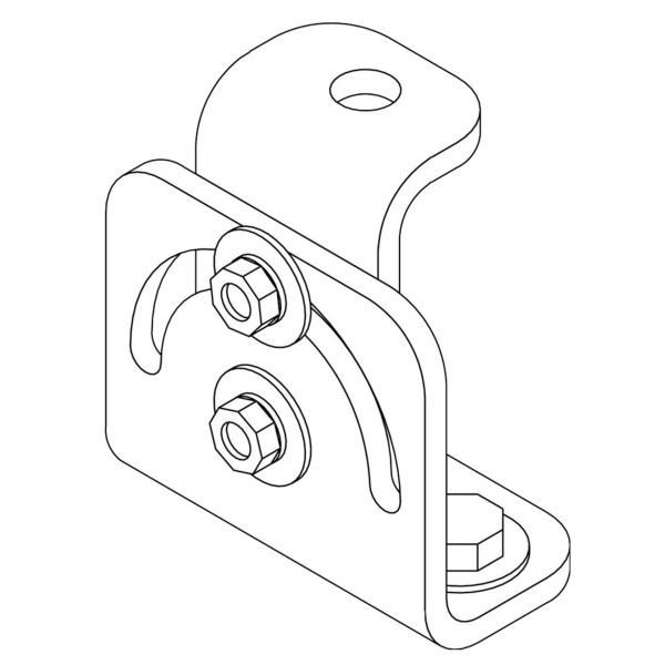 Biamp Community V Series VB-TILTW White, tilting bracket for Community V2 Series loudspeakers