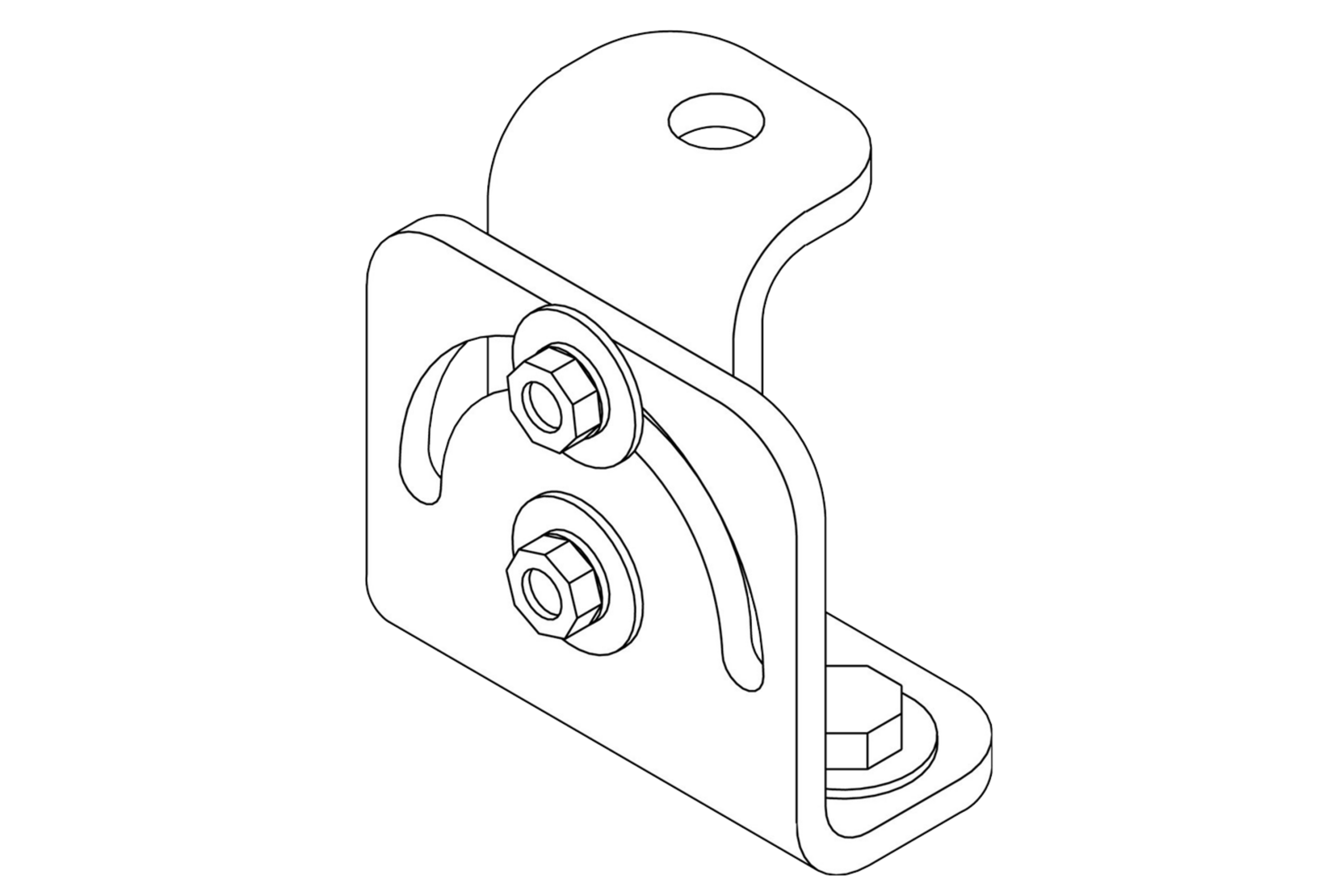 Community-VSeries-VB-TILTW_White_1500x1000_11438_master Biamp Community V Series VB-TILTW White, tilting bracket for Community V2 Series loudspeakers - obrazek 1