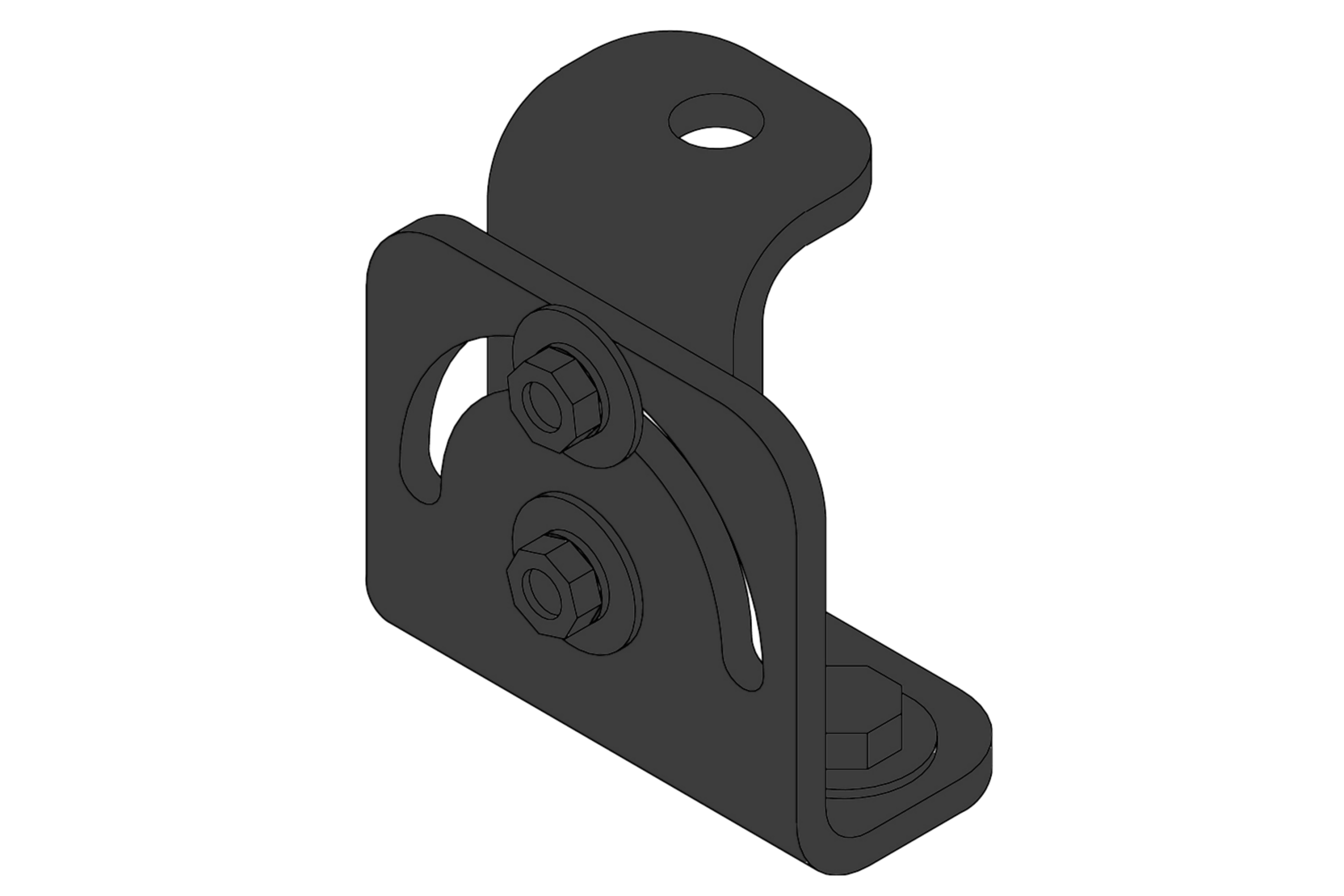 Community-VSeries-VB-TILT_Black_1500x1000_11442_master Biamp Community V Series VB-TILT Black, tilting bracket for Community V2 Series loudspeakers - obrazek 1