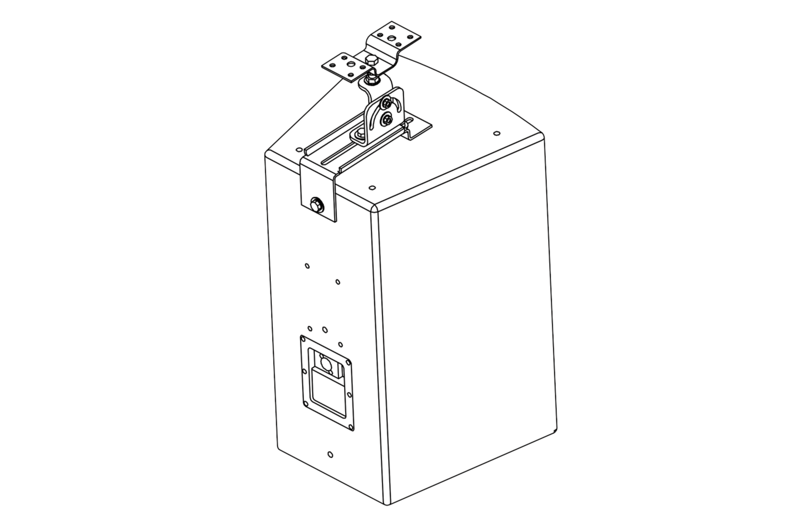 Community-VSeries-VB-VSTW_White_1500x1000_11428_master Biamp Community V Series VB-VSTW White versatilt bracket for Community V2 Series loudspeakers - obrazek 1