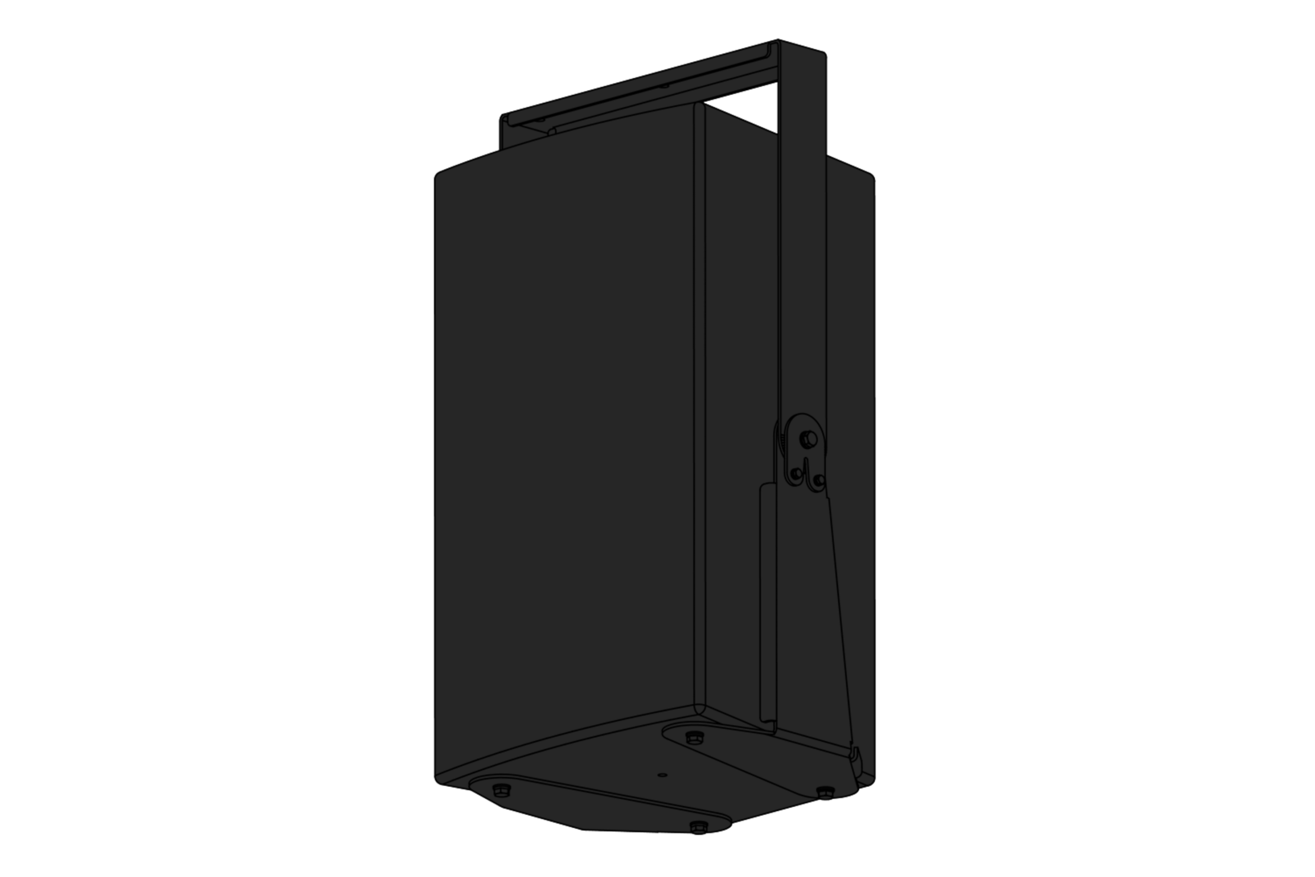 Community-VSeries-VB-VY12_Black_1500x1000_11436_master Biamp Community V Series VB-VY12 Black, vertical yoke for Community V2-12 loudspeaker - obrazek 1