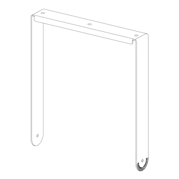Biamp Community V Series VB-VY32 Black, vertical yoke for Community V2-32 loudspeakers