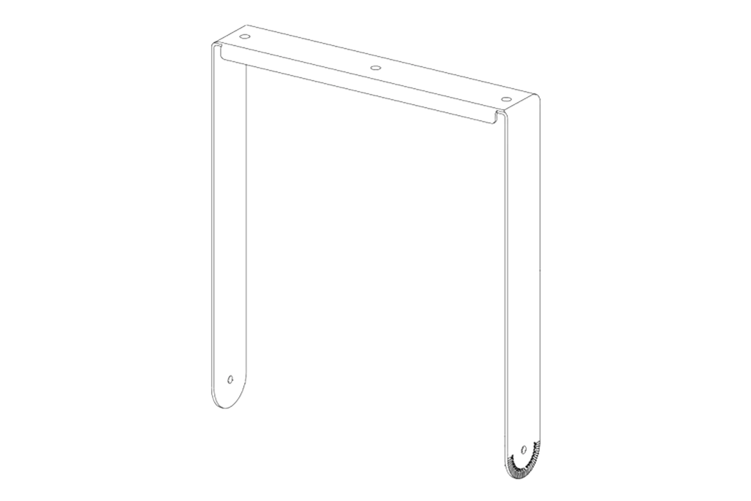 Community-VSeries-VB-VY32_Black_1500x1000_12587_master Biamp Community V Series VB-VY32 Black, vertical yoke for Community V2-32 loudspeakers - Image 1