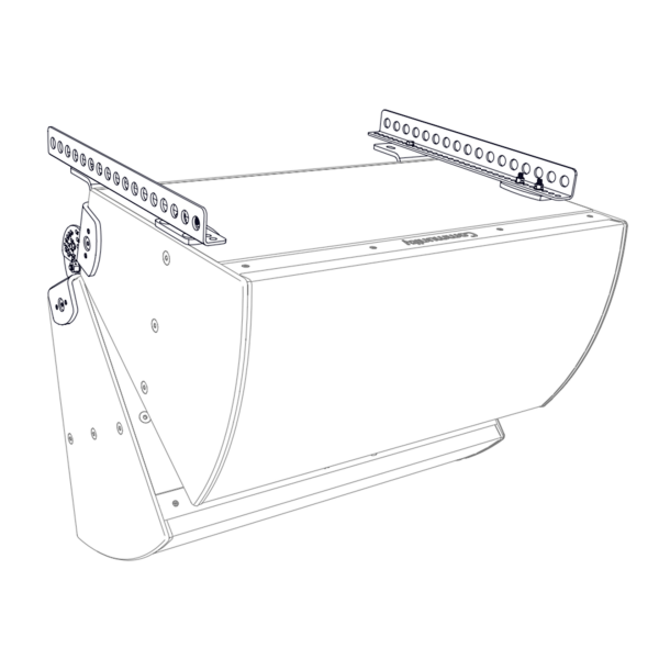 Biamp Community BFR22HW 22" BalancePoint horizontal fly rails, white