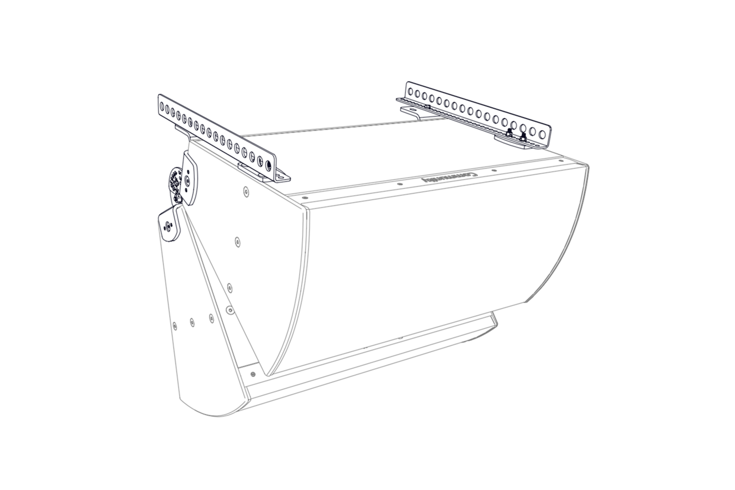 Community_I_Series_BFR22HW_1500x1000_12503_master Biamp Community BFR22HW 22" BalancePoint horizontal fly rails, white - obrazek 1
