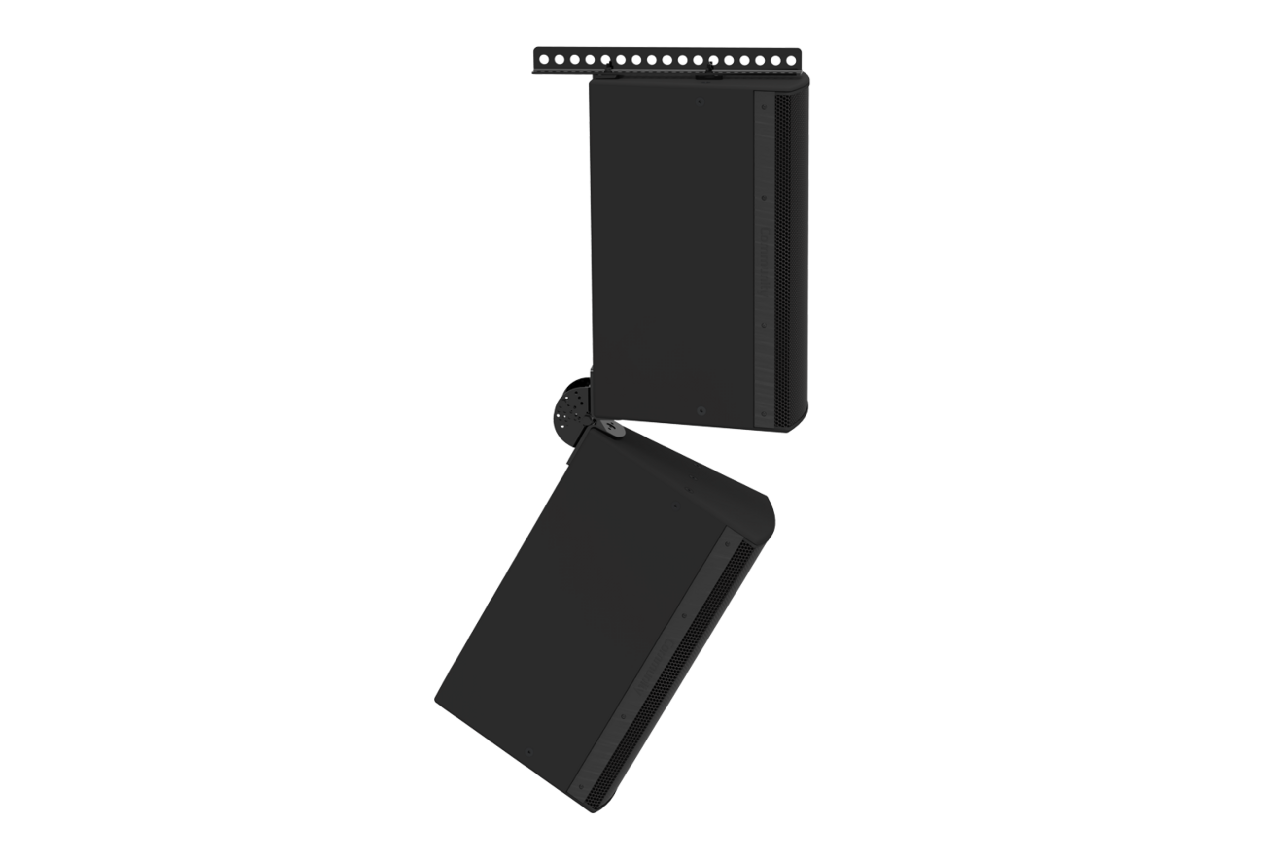 Community_I_Series_DVS-BFR22B_Black_1500x1000_10676_master Biamp Community DVS-BFR22B I SERIES dual vertical splay kit for 2 enclosures, black - Image 1