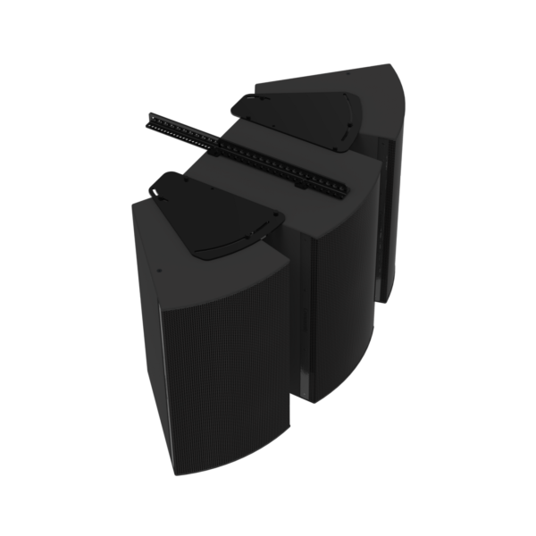 Biamp Community HAB-BFR38B I SERIES dual horizontal array kit for 2-way models, black,