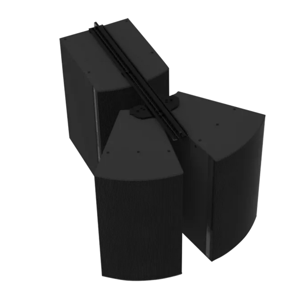 Biamp Community I Series HSB3-SBR54B I SERIES dual horizontal splay w/ ext kit for 3-way models, black