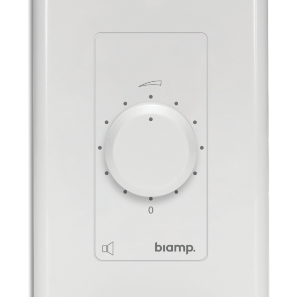Biamp Commercial Audio D-VOL60 70 volt, 60 watts Decora style volume control, 24V priority relays, white