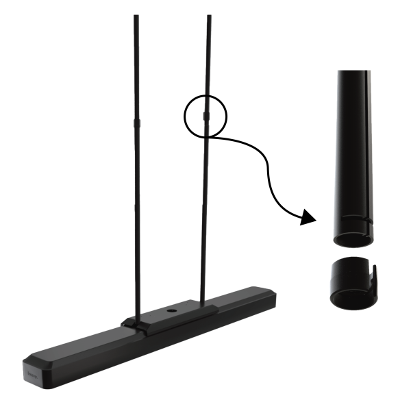 Biamp DCC-Kit Decorative cover kit for cable concealment of ceiling-mounted Biamp products