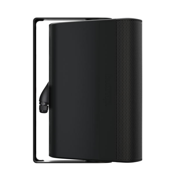 Biamp Desono DX-S5-UB-B Black Black, 5-inch, high output, coaxial surface mount indoor/outdoor loudspeaker w/ HF compression driver; 8 ohm or 70V/100V operation; includes aluminum U-bracket & water-tight ClickPlug