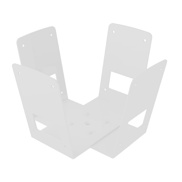 Biamp Desono MASKCW-W White double V-shaped cluster bracket for MASK4C(T)-W/MASK6C(T)-W