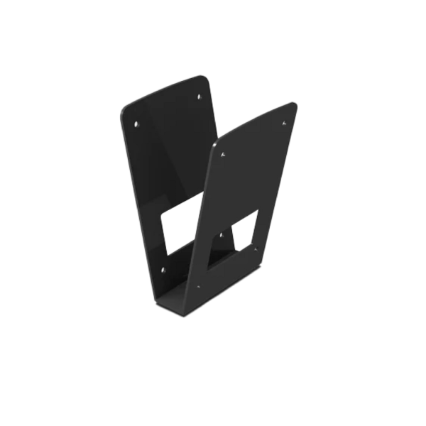 Biamp Desono MASKCV-BL Black, V-shaped, two-way cluster bracket for MASK4C(T)-BL & MASK6C(T)